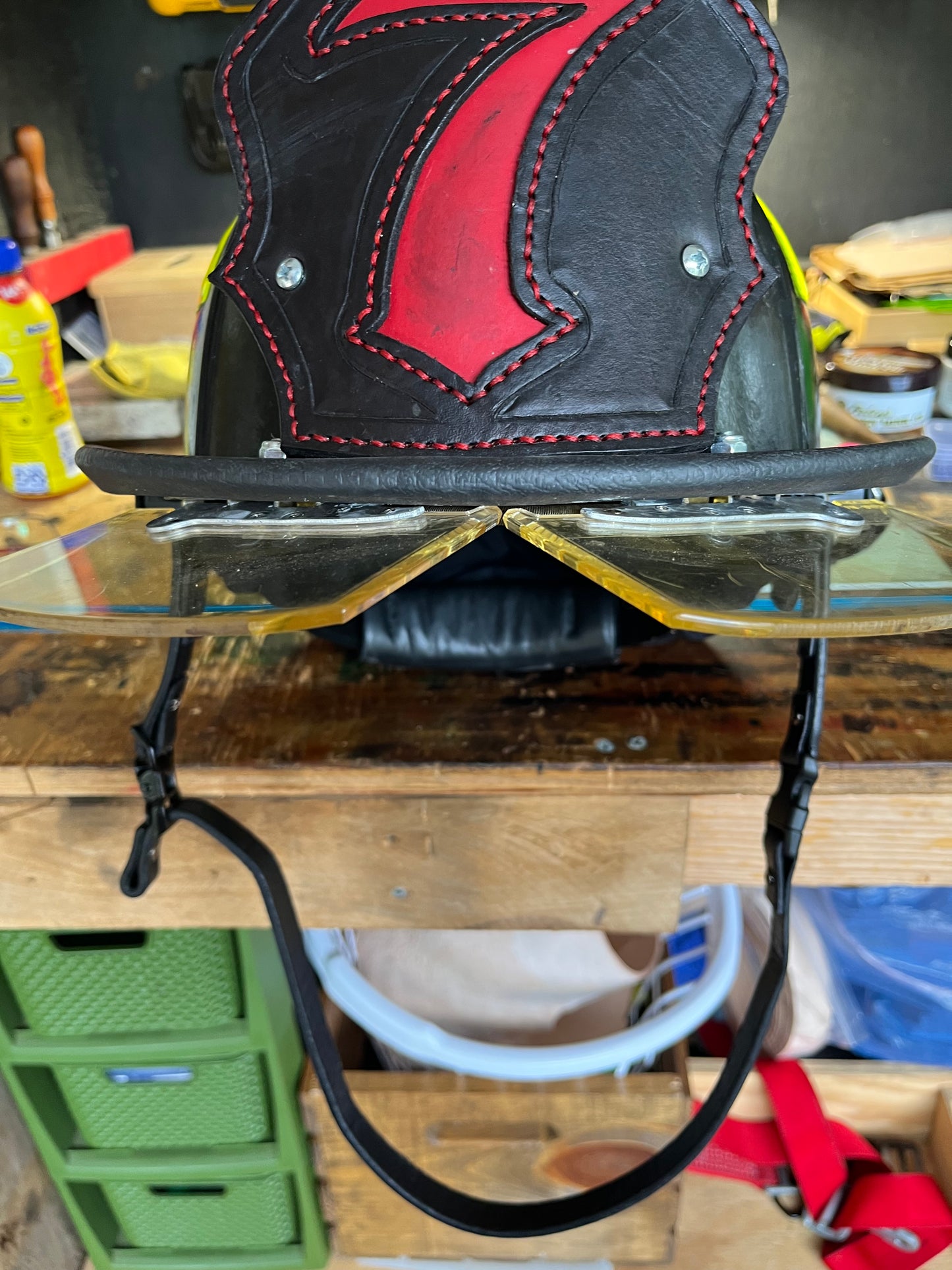 Leather Chin straps