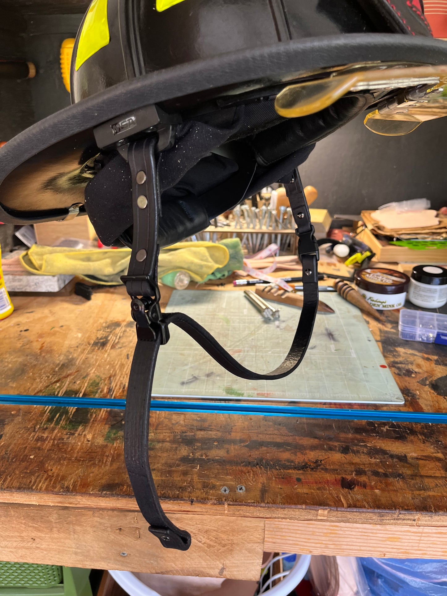 Leather Chin straps