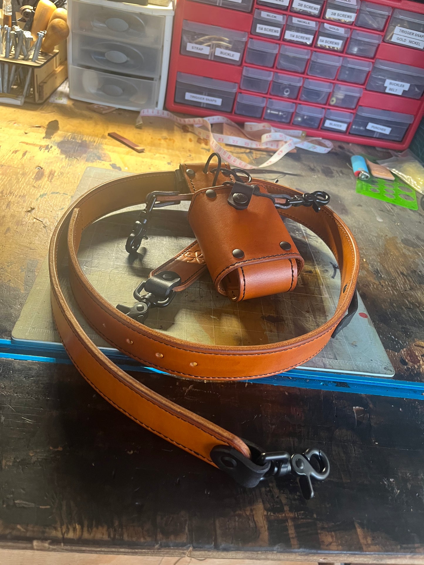 Adjustable Radio Strap + Holster & sway strap