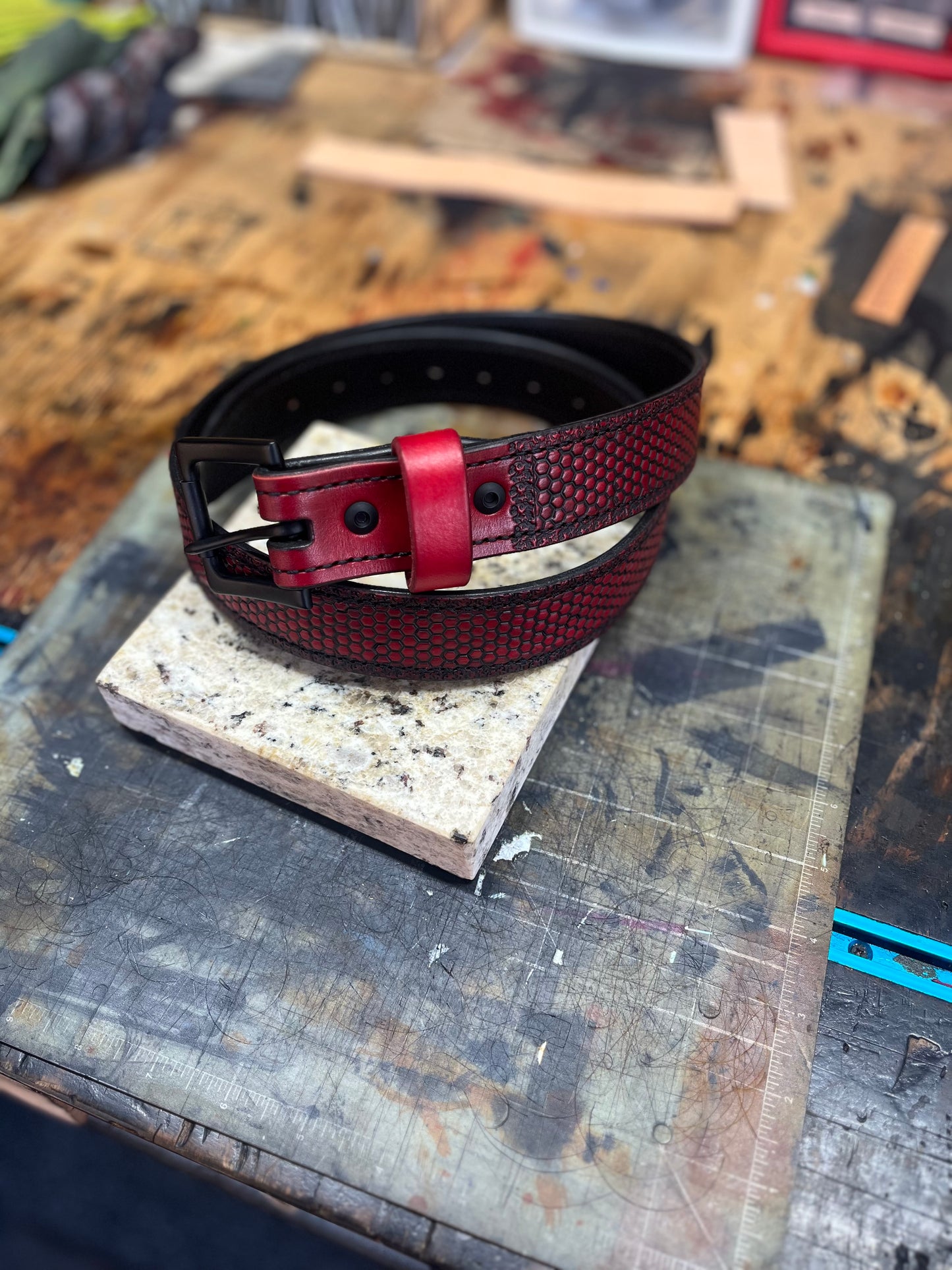Hand Tooled Belt