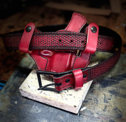 Hand Tooled Belt