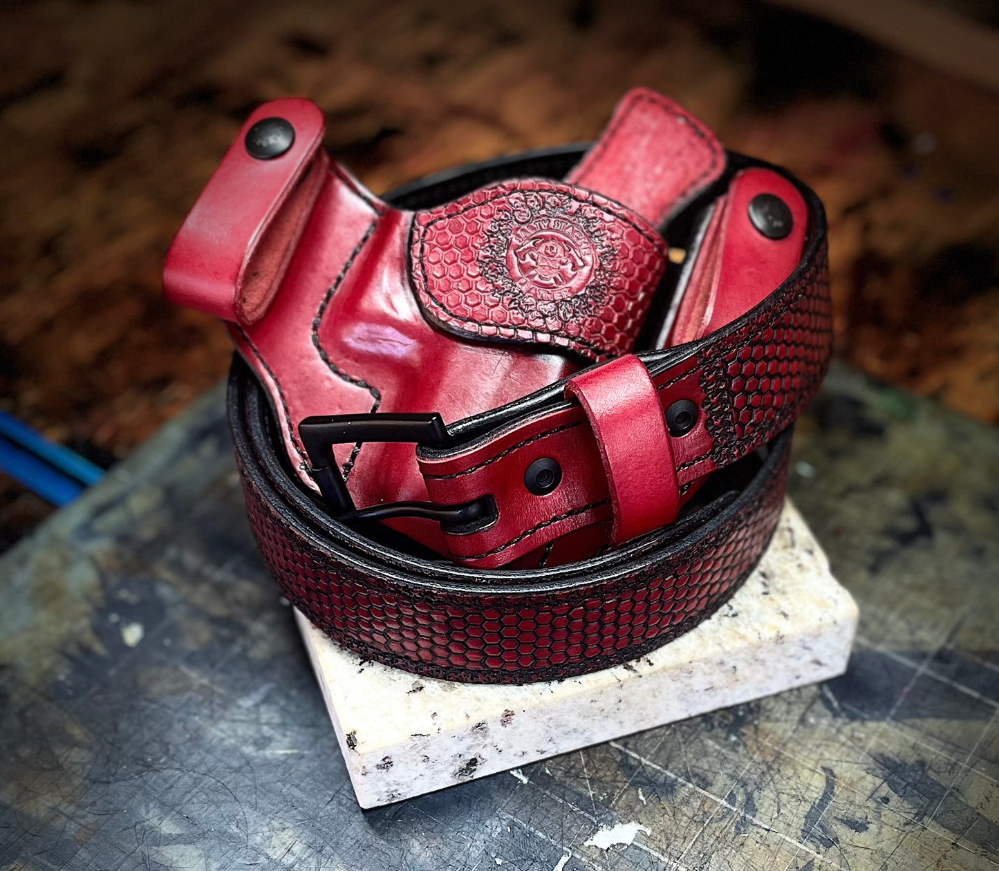 Hand Tooled Belt